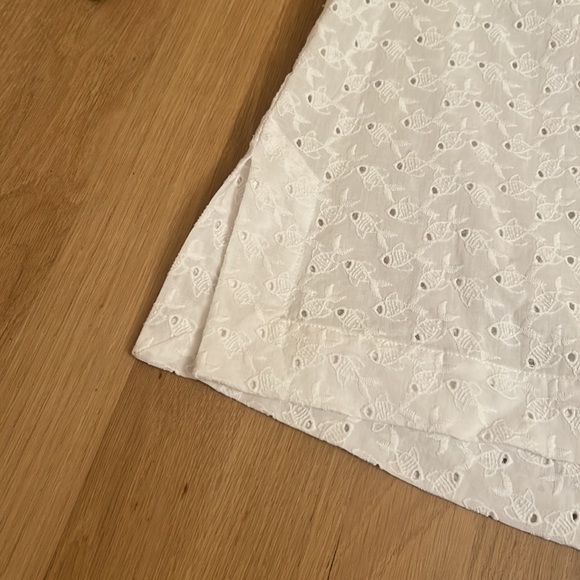 🆕 Lilly Pulitzer Ginger Top Resort White Fishy Eyelet Women’s Size XS - Picture 10 of 15